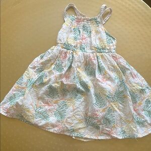 Tommy Bahama Pink and Green Halter Sundress Casual